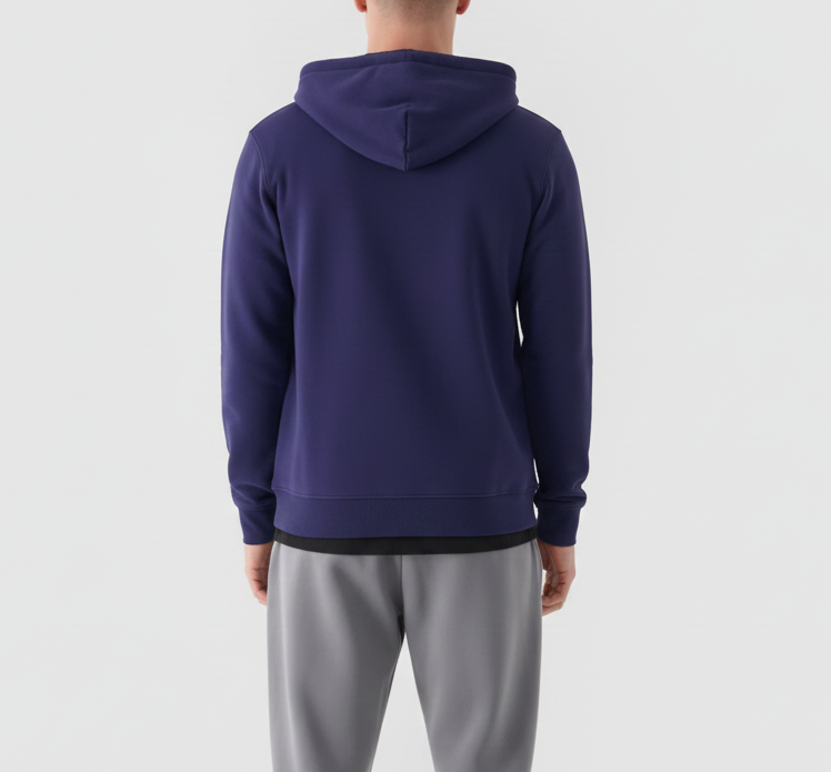 Blue Vibe Zip-up Hoodie
