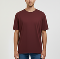 Deep Maroon Drop Shoulder