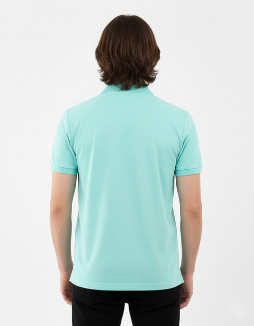 Aqua Blue Polo T-Shirt
