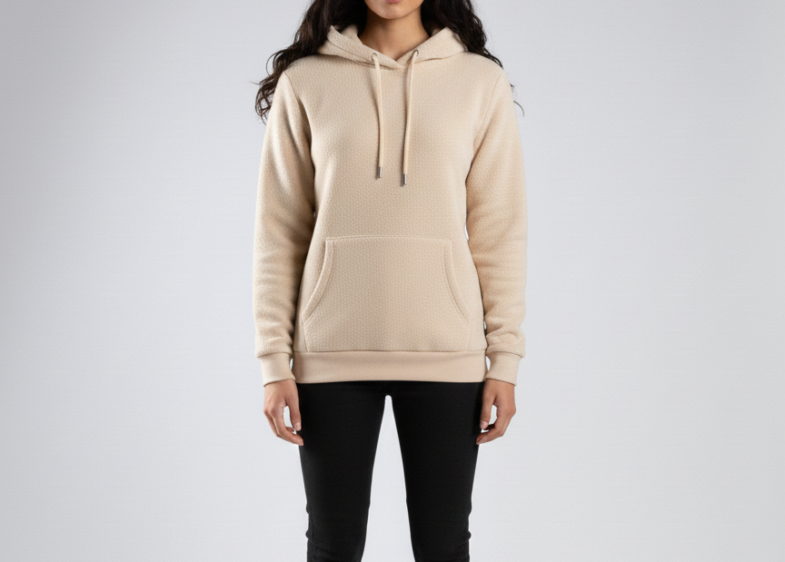Silk Beige Hoodie