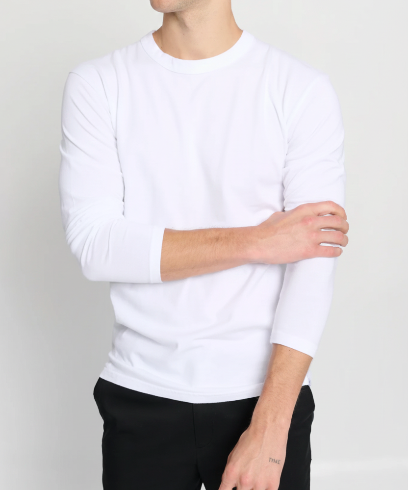 Classic White Long Sleeve T-Shirt