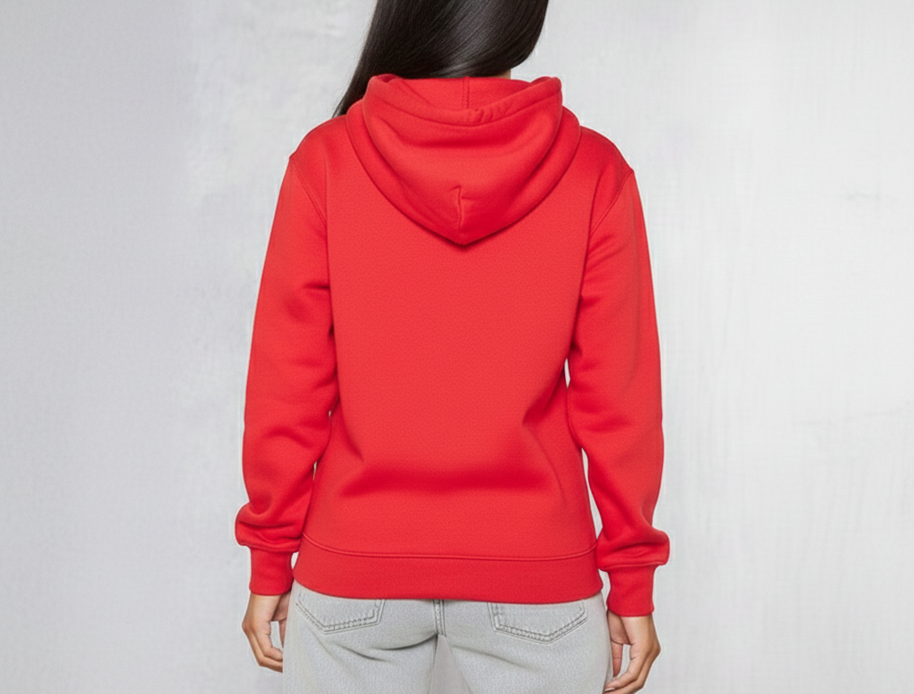 Chic Red Hoodie