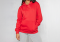 Chic Red Hoodie