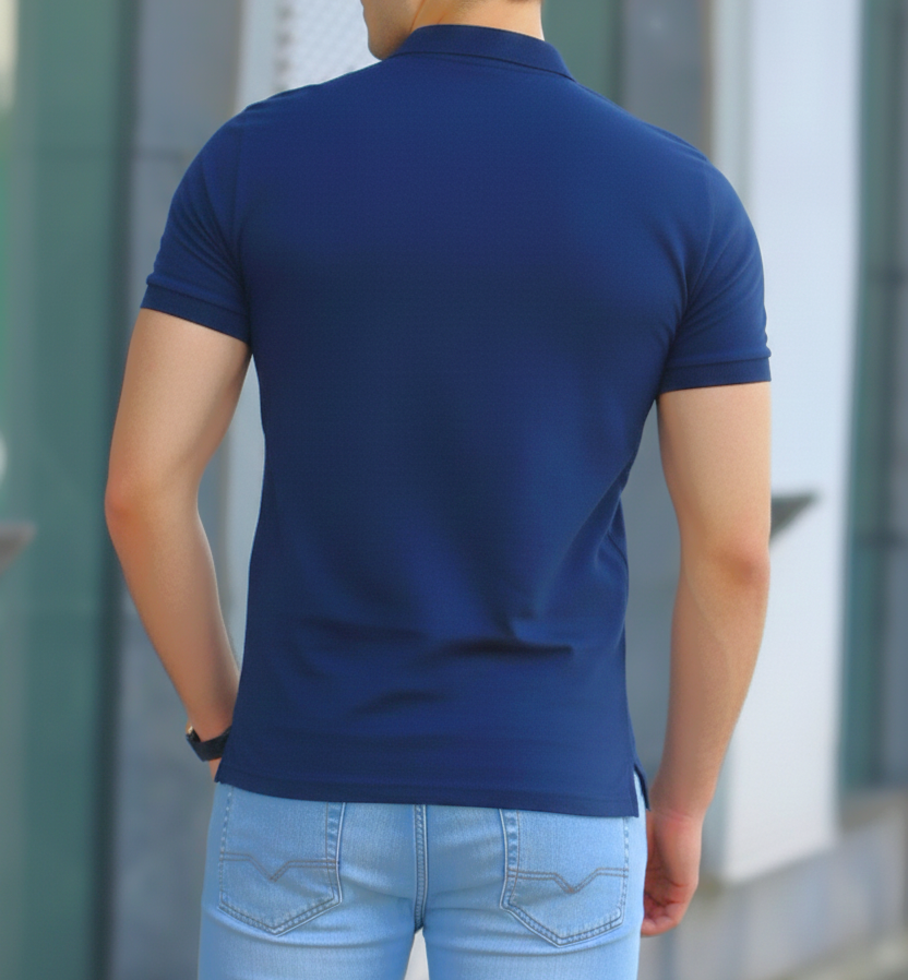 Blue Vibe Polo T-Shirt