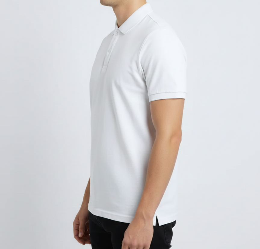 Classic White Polo T-Shirt