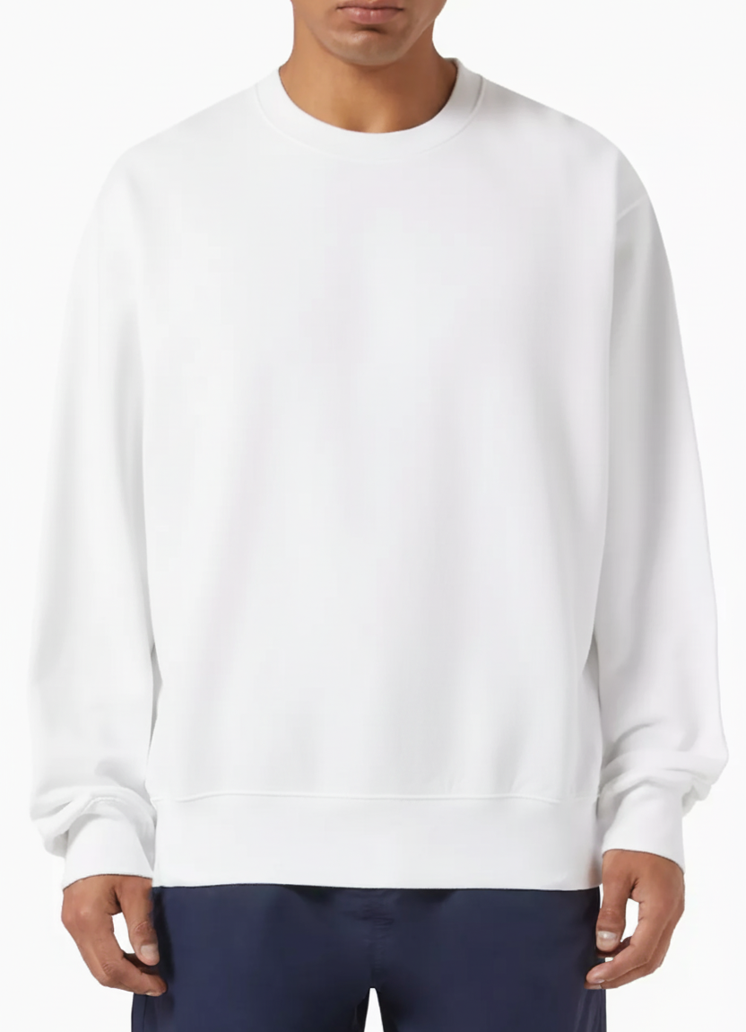 Classic White Sweatshirt