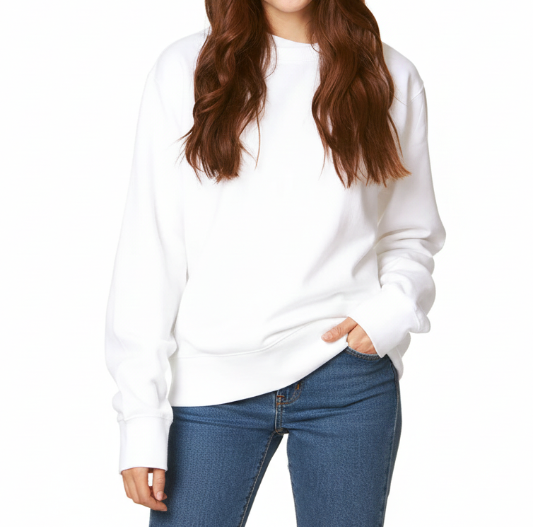 Grace White Sweatshirt