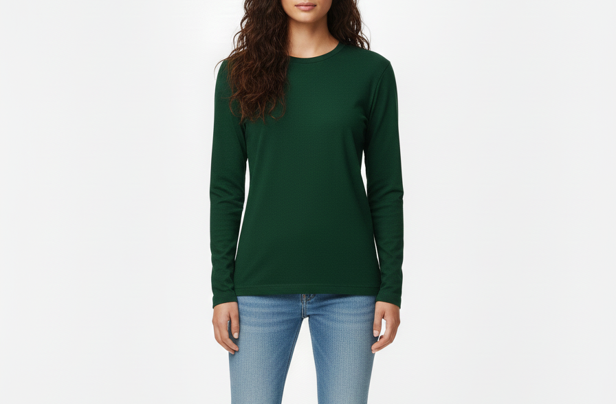 Emerald Green Long Sleeve T-Shirt