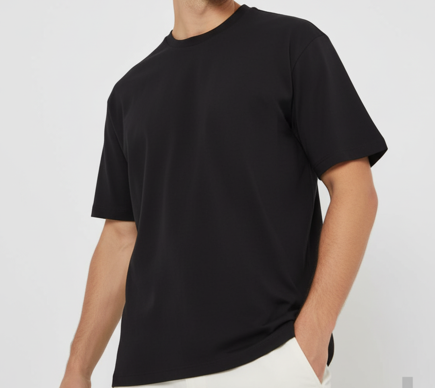 Signature Black Drop Shoulder