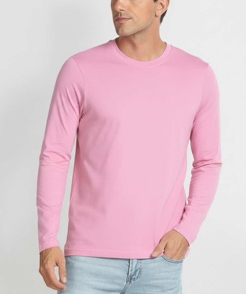 Gen-z Pink Long Sleeve T-Shirt