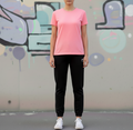 Pink T-Shirt & Black Sweatpant