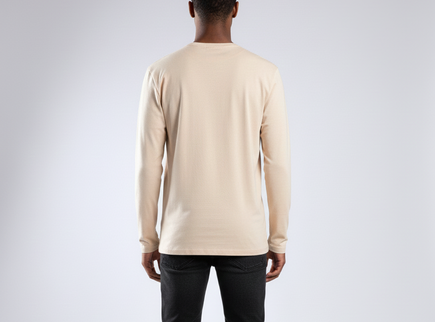 Dusty Beige Long Sleeve T-Shirt