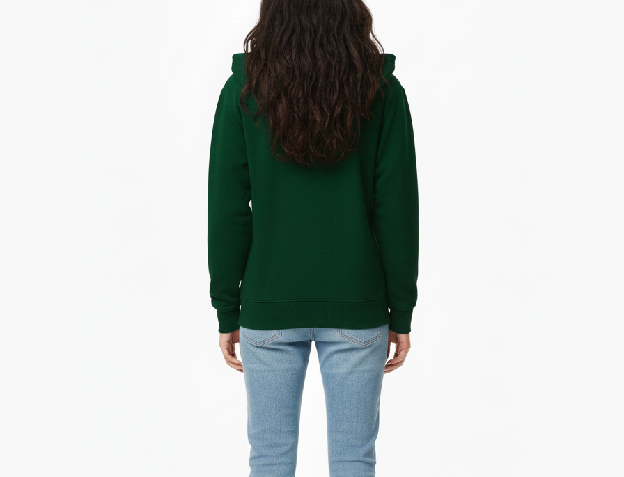 Emerald Green Zip-up Hoodie