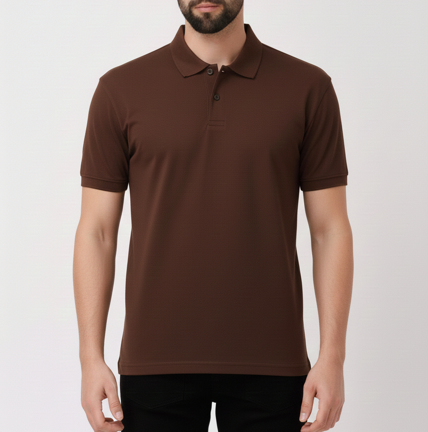 Fury Brown Polo T-Shirt