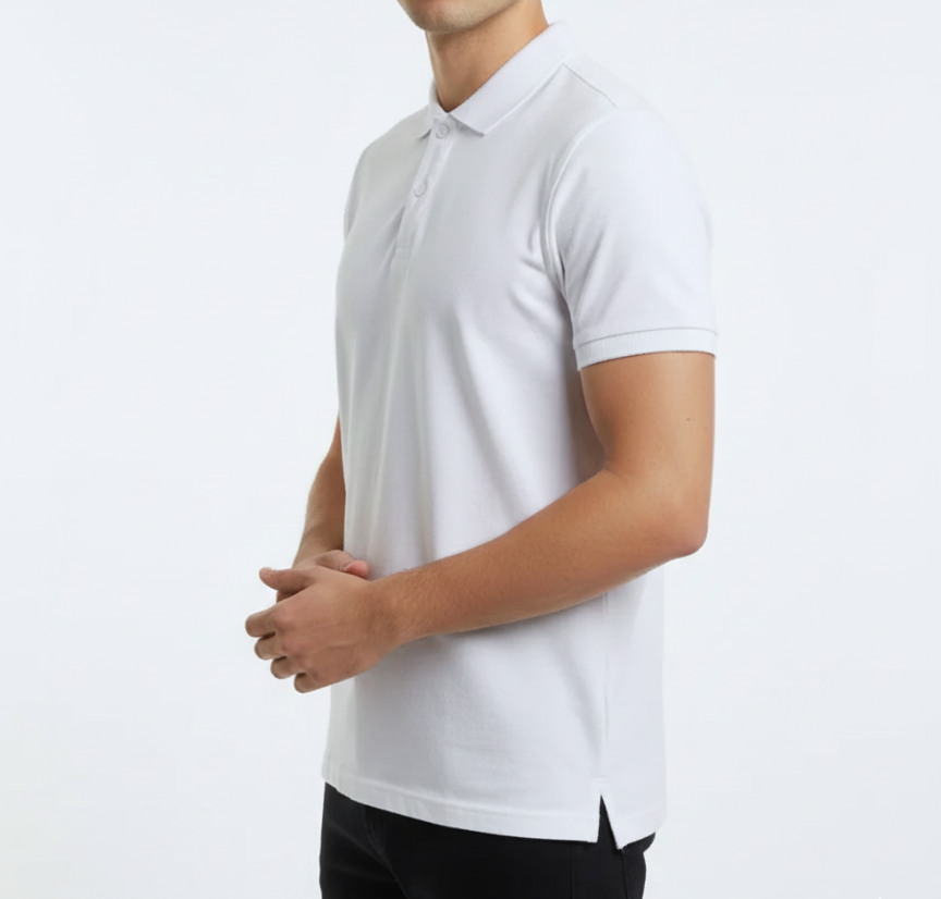 Classic White Polo T-Shirt