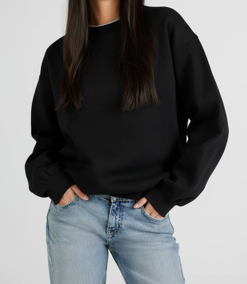 Femme Black Sweatshirt