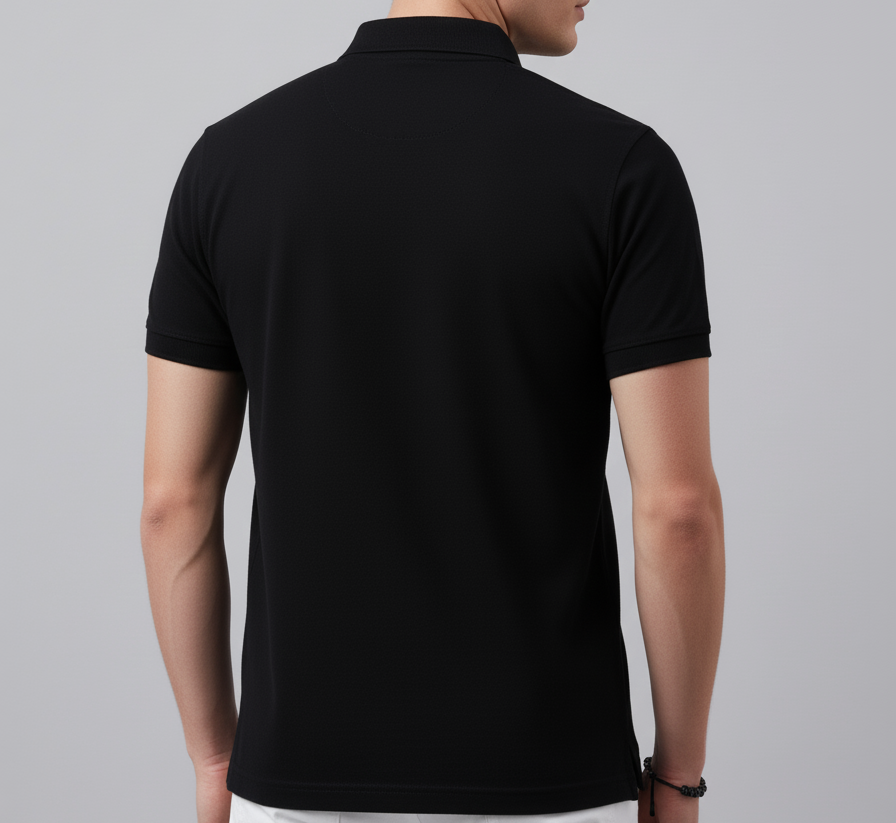 Signature Black Polo T-Shirt