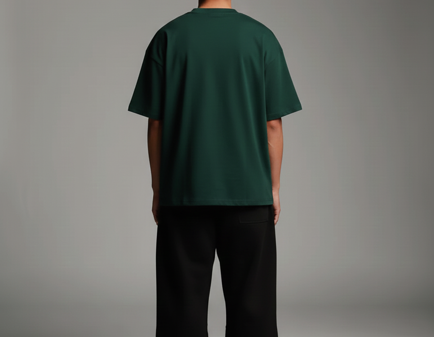 Titan Green Drop Shoulder