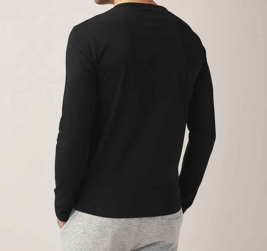 Signature Black Long Sleeve T-Shirt